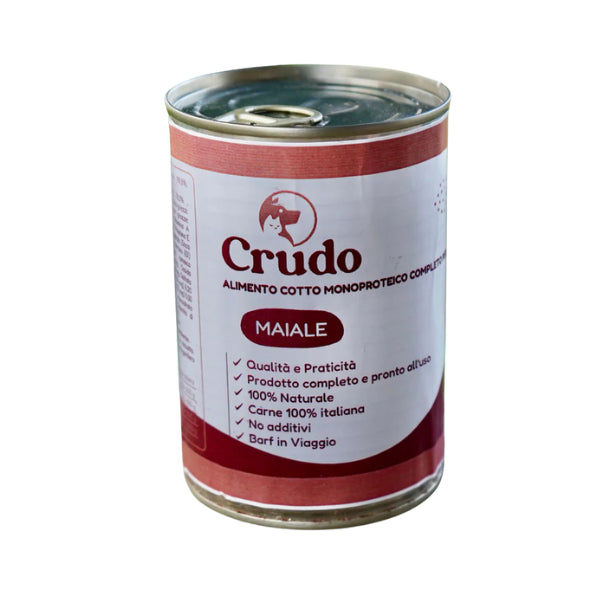 Umido Barf in lattina da 400gr Crudo