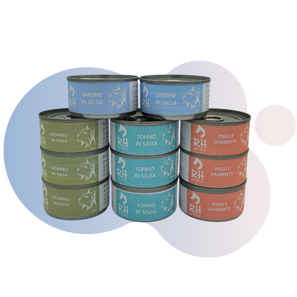 Cibo umido al naturale per gatti